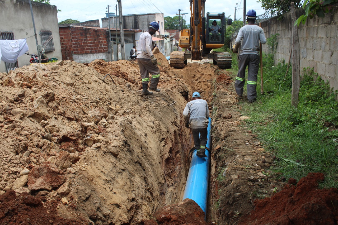 Obras do Projeto da Emasa e Prefeitura “Mais Água para Cidade” avançam em Itabuna