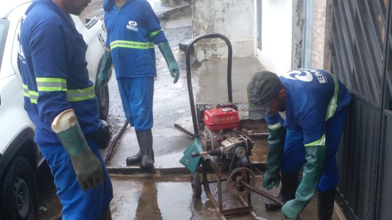 Plantão da Emasa atende demanda das chuvas que castigaram Itabuna