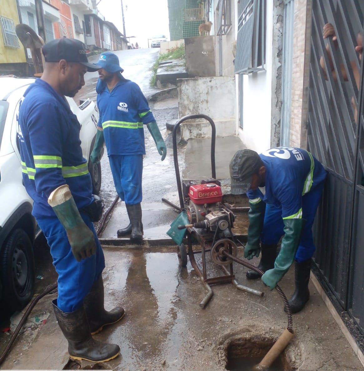 Plantão da Emasa atende demanda das chuvas que castigaram Itabuna