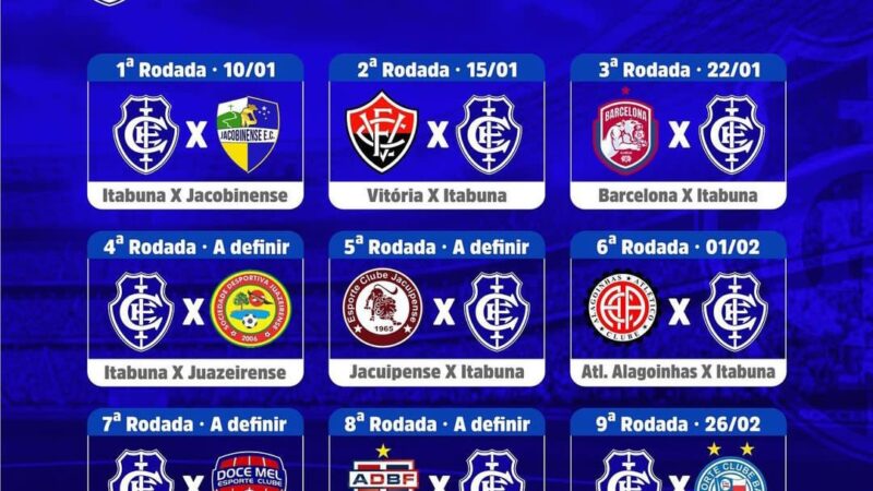 Definidos confrontos do Dragão do Sul no Campeonato da Série A