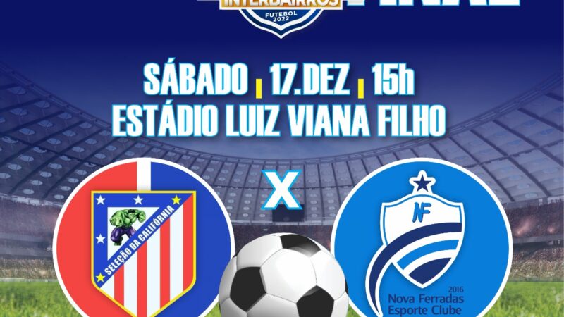 Califórnia e Nova Ferradas disputarão título do Campeonato Interbairros de Itabuna