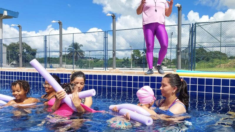 Prefeitura retoma Projeto Aquático na Vila Olímpica Professor Everaldo Cardoso