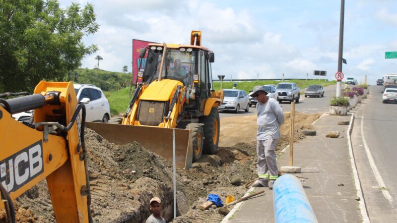 Rede adutora do Projeto Mais Água para a Cidade chega na Avenida José Soares Pinheiro