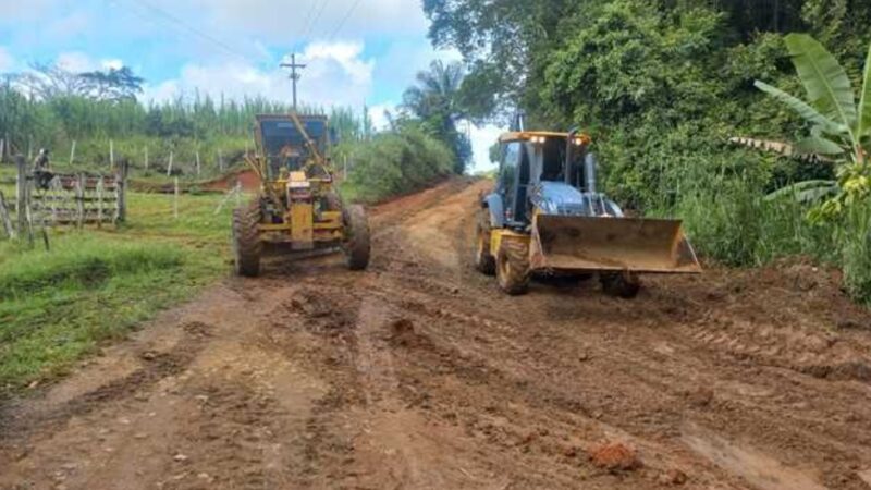 Prefeitura de Ilhéus recupera acesso ao Banco do Pedro e intensifica serviços nas estradas vicinais