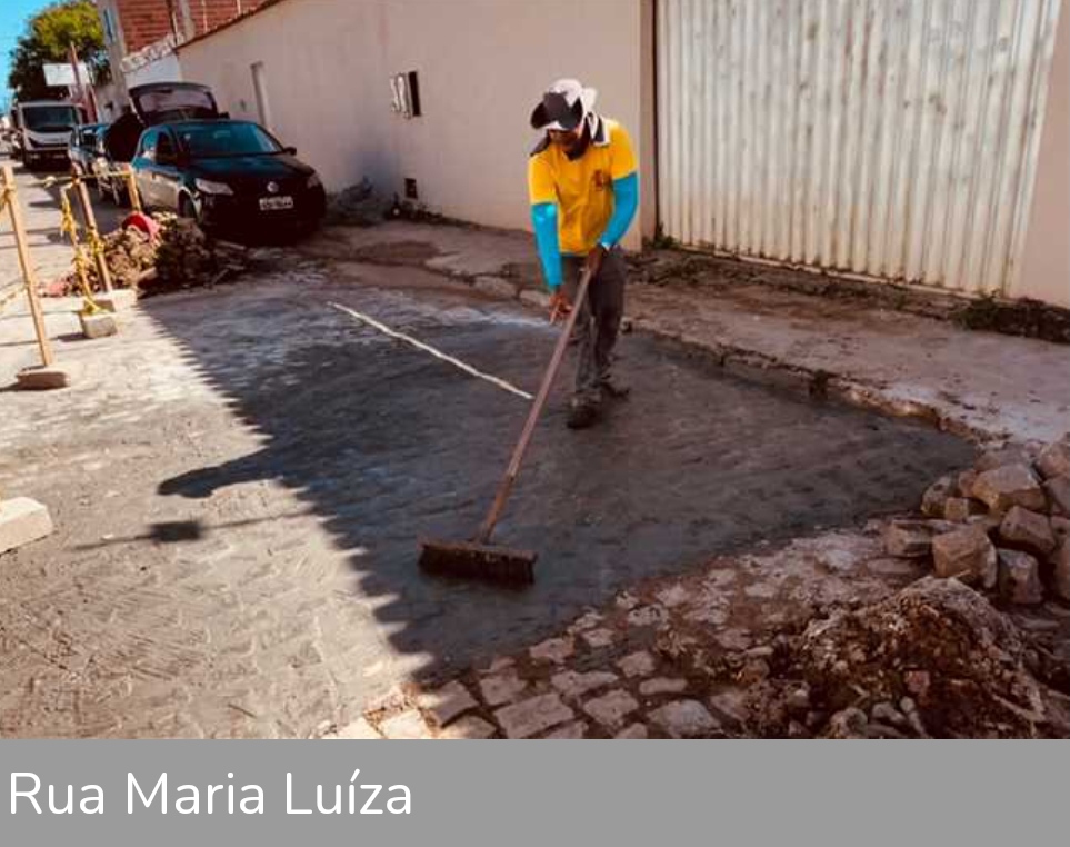 Prefeitura realiza melhorias na Rua Maria Luíza; Morada do Porto e Maramata; confira cronograma