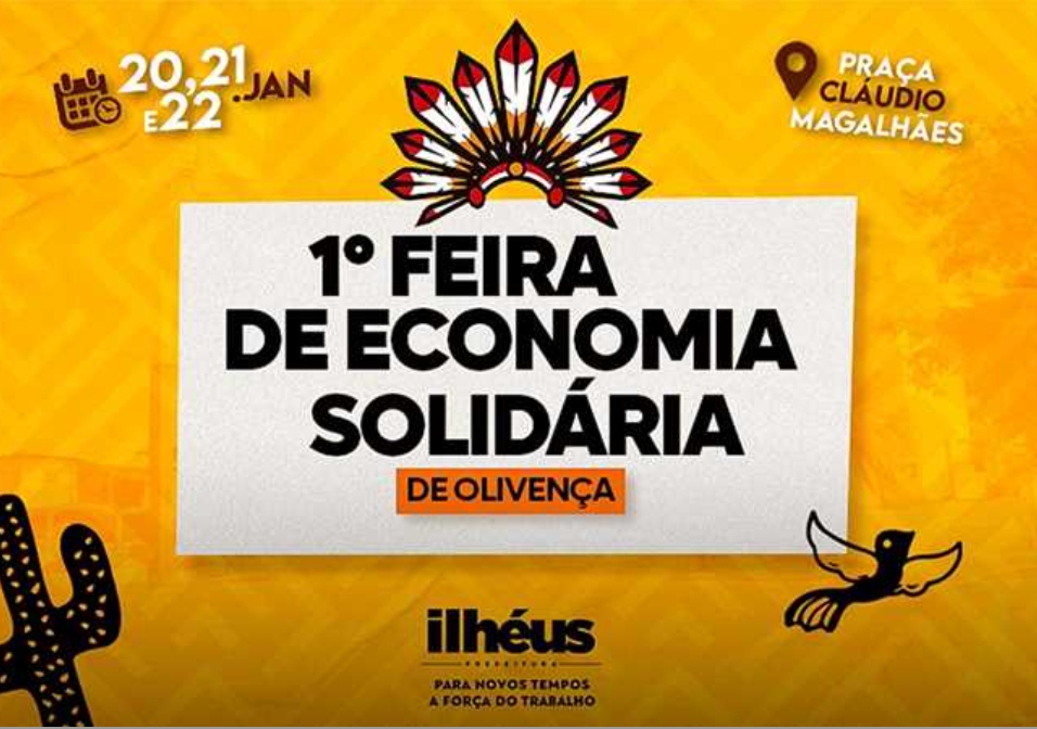 I Feira da Economia Solidária de Olivença começa nesta sexta-feira (20); confira programação