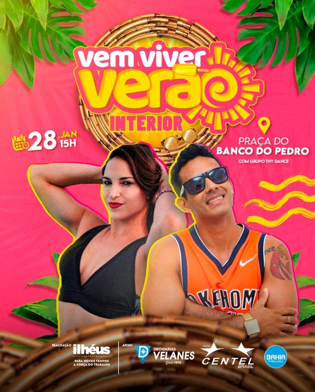 Vem Viver Verão edição Interior chega à comunidade do Banco do Pedro neste sábado (28)