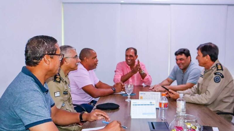 Segurança Pública é pauta de reunião entre prefeito Mário Alexandre e Polícia Militar da Bahia