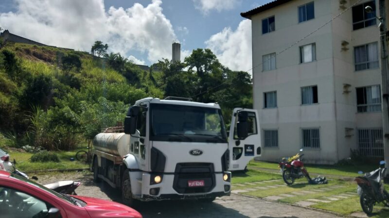 Emasa intensifica as ações para normalizar abastecimento de água depois do reparo em adutora no Jardim Vitória