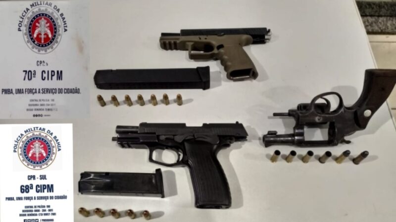 Intervenção Policial em Ilhéus resulta em mortes; com apreensão de armas de fogo