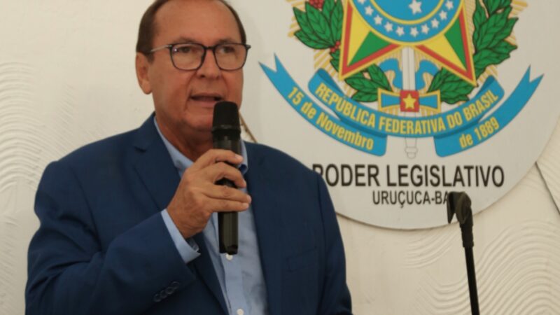 URUÇUCA: NA CÂMARA, MOACYR DESTACA ÍNDICE NO IDEB E PROJETA O MUNICÍPIO PARA OS PRÓXIMOS ANOS