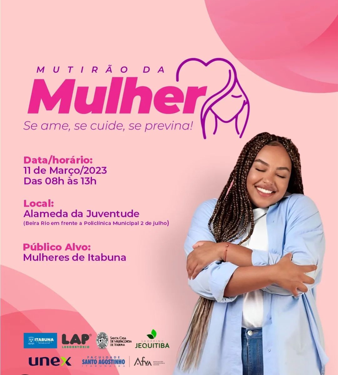 PREFEITURA DE ITABUNA REALIZA MUTIRÃO DA MULHER NO PRÓXIMO SÁBADO (11)💞