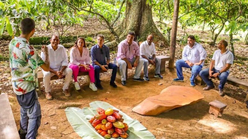 Em visita à fábrica da Dengo, Mário Alexandre destaca expansão da produção de cacau no Sul da Bahia