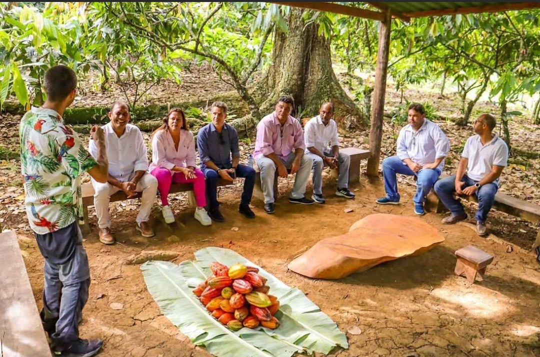 Em visita à fábrica da Dengo, Mário Alexandre destaca expansão da produção de cacau no Sul da Bahia