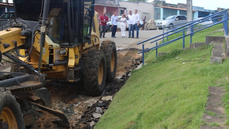 Equipes da EMASA e SIURB visitam o Nova Califórnia que recebe Projeto Bairro Feliz amanhã