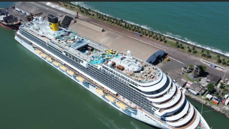 Temporada de cruzeiros bate recorde de passageiros e injeta cerca de R$ 50 milhões na economia local