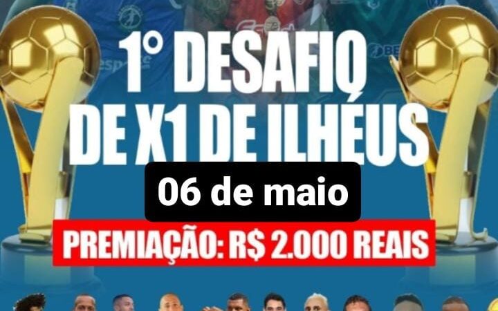 Ilhéus sedia 1º Desafio de Futebol X1 da região; evento acontece neste sábado (6)