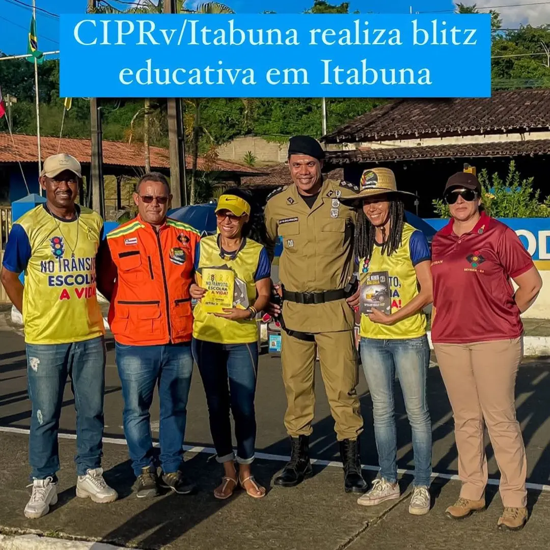 CIPRv/ITABUNA REALIZA BLITZ EDUCATIVA NESTA SEXTA-FEIRA (05)