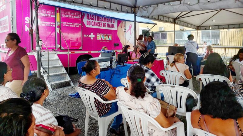 Em seis dias de atendimento em Itabuna, Mutirão de Mamografias realizou 807 procedimentos