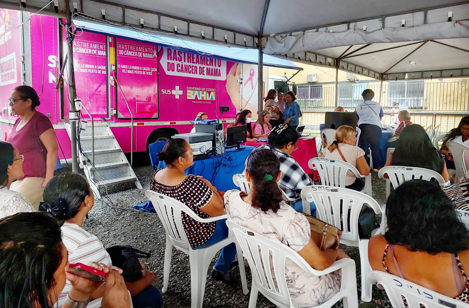 Em seis dias de atendimento em Itabuna, Mutirão de Mamografias realizou 807 procedimentos