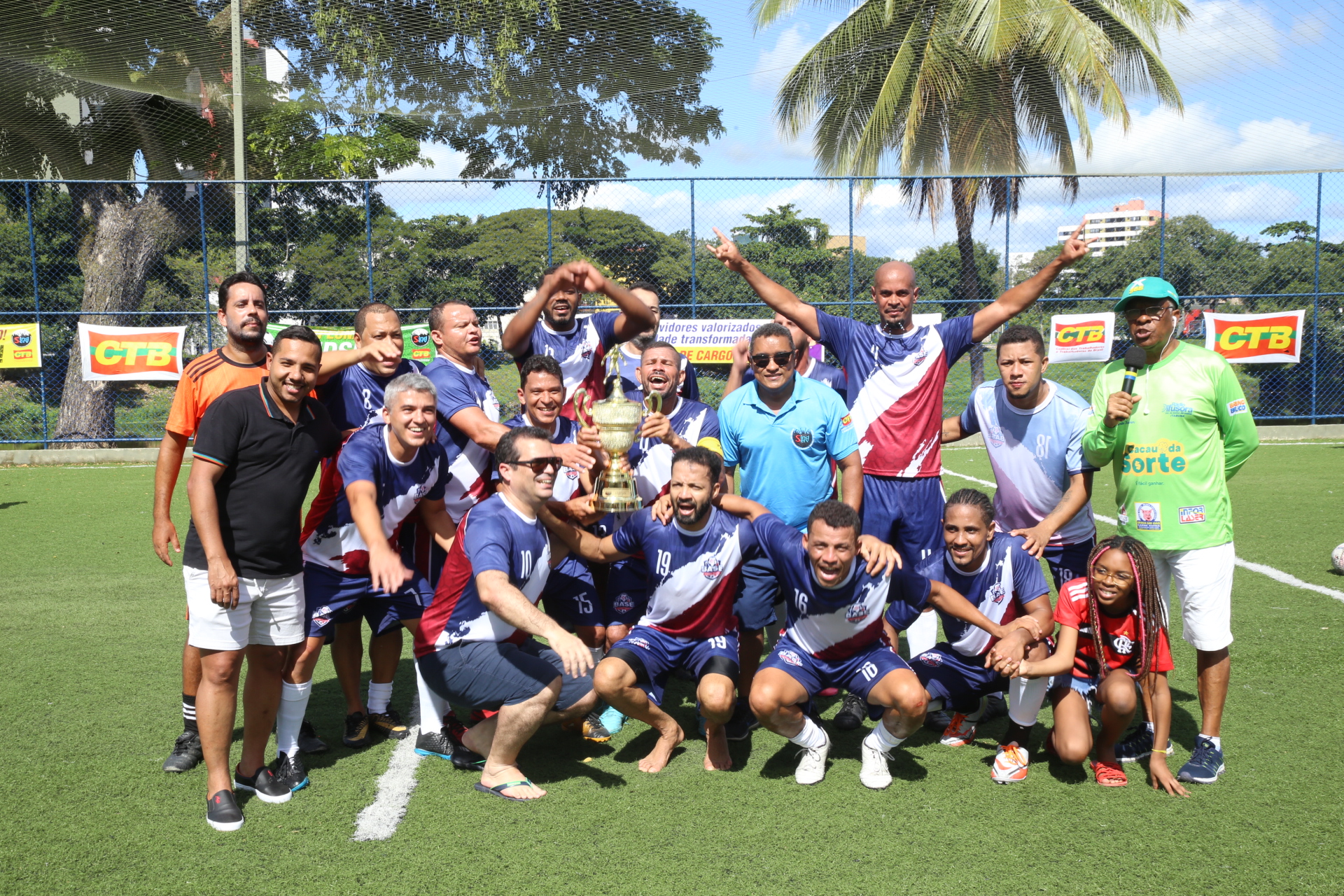 Time do Base I é tetracampeão no 6º Campeonato de Futebol SINDSERV
