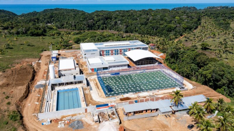 Obras de construção do Colégio Estadual de Itacaré está em fase de conclusão