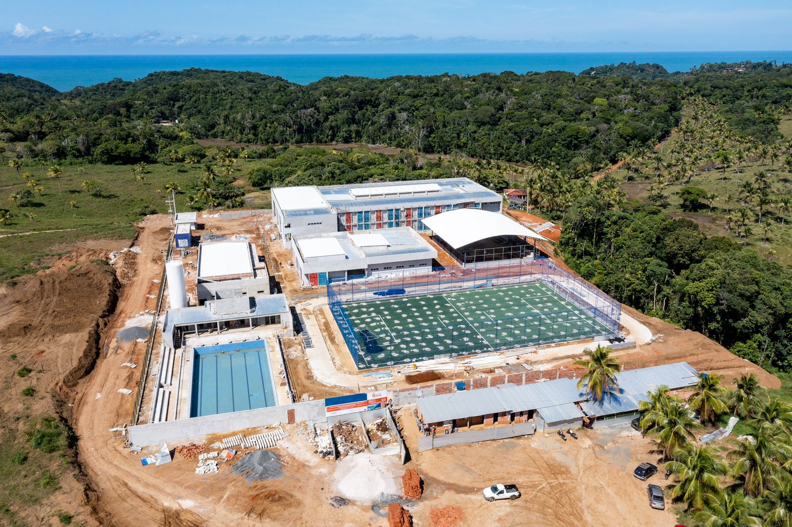 Obras de construção do Colégio Estadual de Itacaré está em fase de conclusão