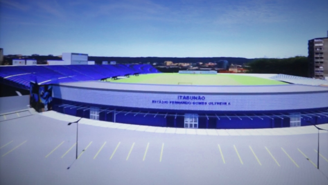 Projeto de Requalificação do Estádio Fernando Gomes Oliveira agrada autoridades e desportistas