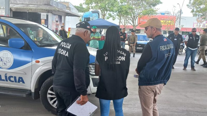 Operação Posto Legal fiscaliza estabelecimentos do Sul da Bahia