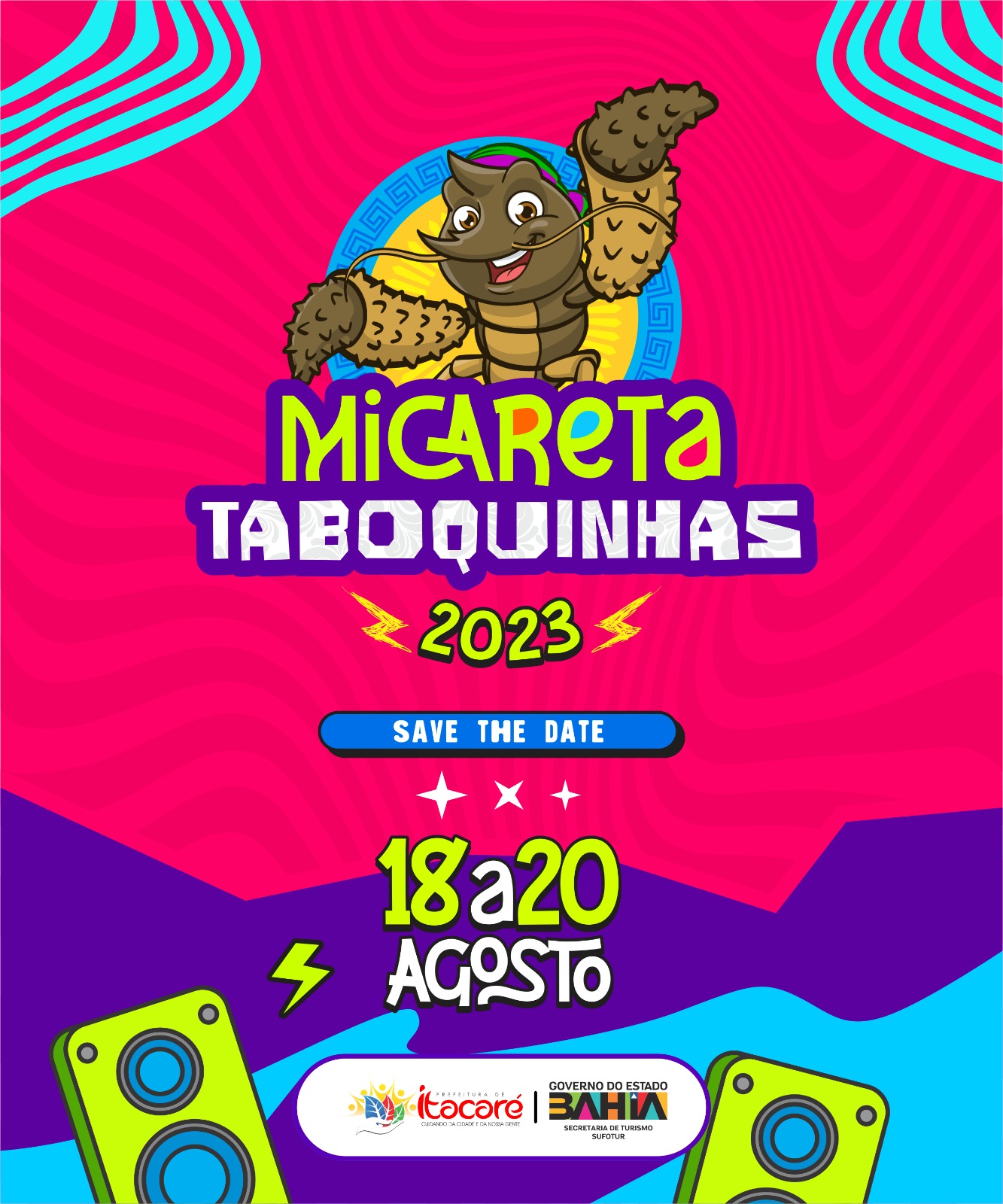Prefeitura de Itacaré divulga data da Tradicional Micareta de Taboquinhas 2023