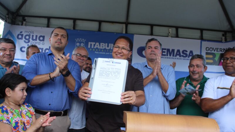 Augusto Castro autoriza início do Mais Água para a zona oeste de Itabuna