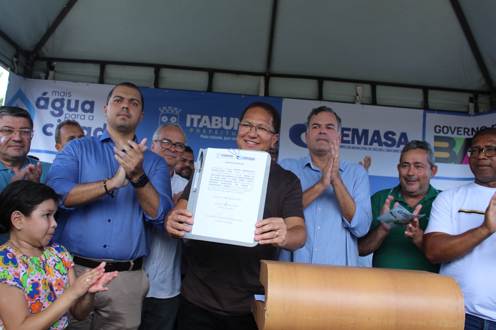 Augusto Castro autoriza início do Mais Água para a zona oeste de Itabuna