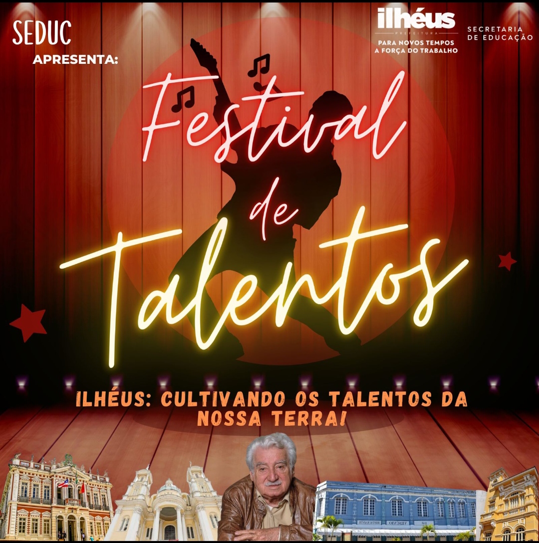 Em homenagem a Jorge Amado, Seduc promove Festival de Talentos a partir desta quinta-feira (10)