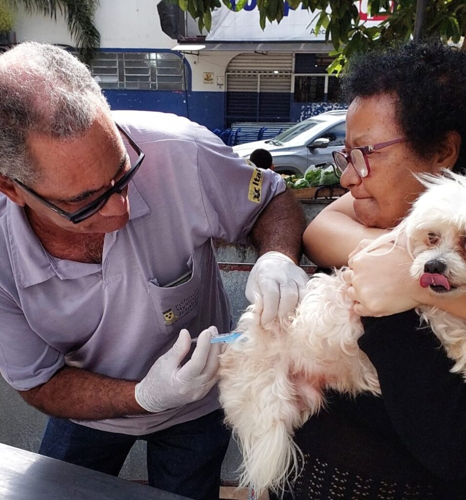 Vacinação antirrábica chega nesta quarta-feira a mais quatro bairros de Itabuna