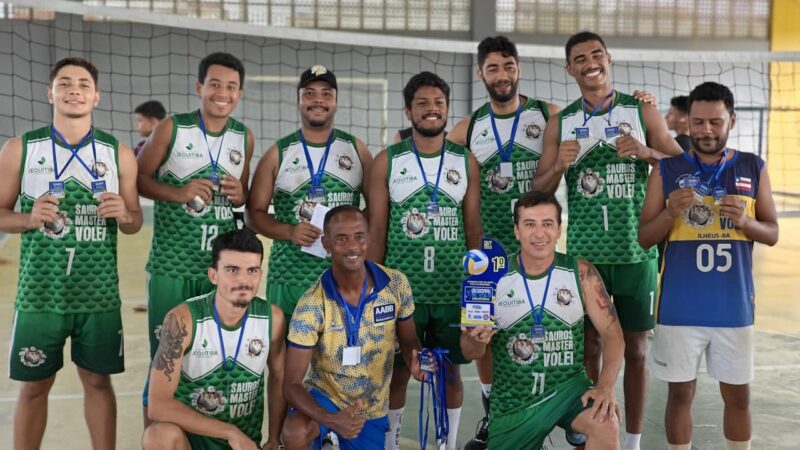 Seleção Masculina de Ilhéus vence Campeonato Regional de Vôlei em Itaju do Colônia