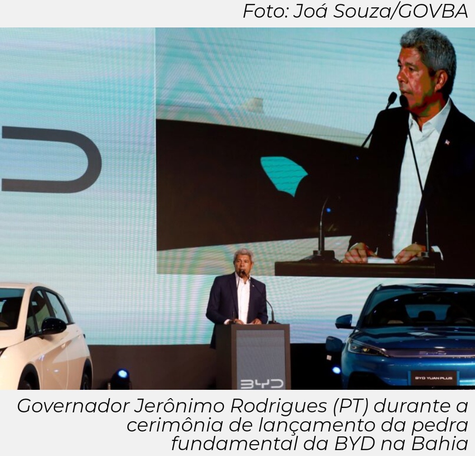 AL-BA recebe projeto que isenta IPVA para carros elétricos de até R$ 300 mil