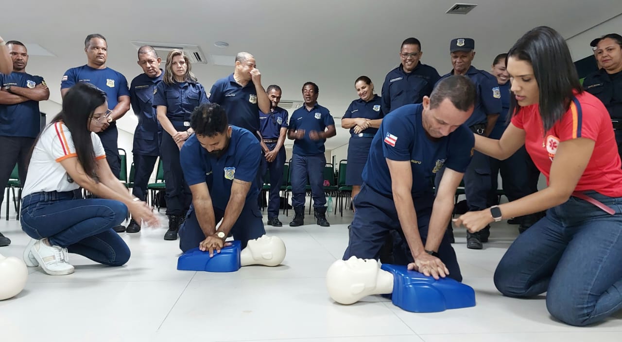 Guardas Civis de Itabuna participam de treinamento para criação de Grupamento Institucional