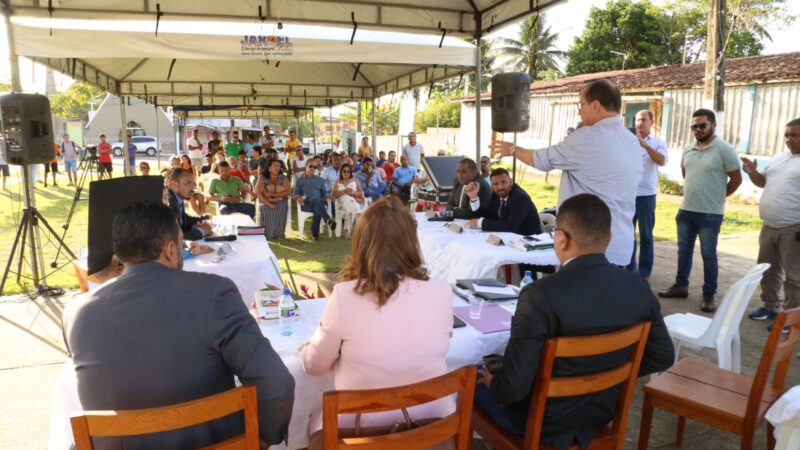 URUÇUCA: LEGISLATIVO REALIZA AUDIÊNCIA PÚBLICA EM SERRA GRANDE SOBRE ATUALIZAÇÃO DA LEI ORGÂNICA E ABASTECIMENTO DE ÁGUA