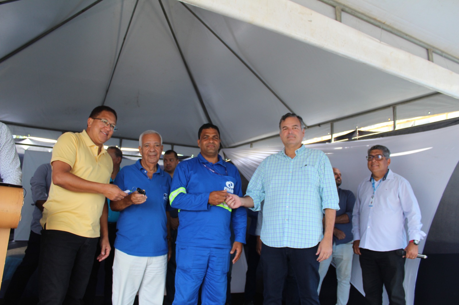 Prefeito Augusto Castro participa do Novembro Azul da EMASA, destaca investimentos e Plano de Cargos e Salários