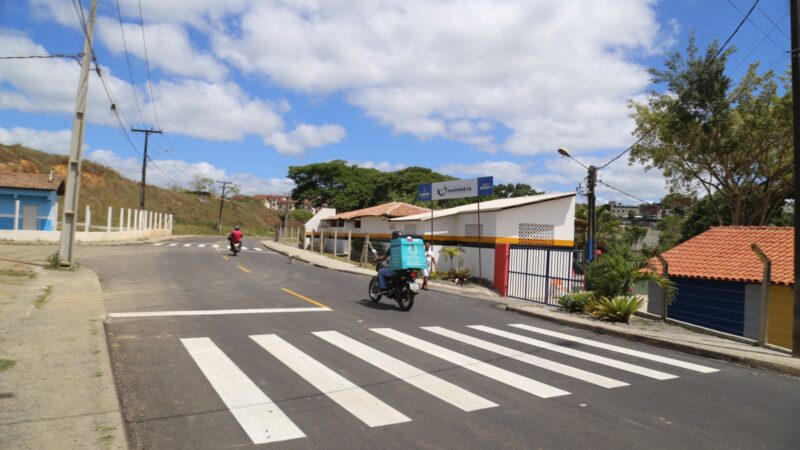Prefeitura finaliza pavimentação e sinalização da Avenida José Alves Franco e abre novo acesso ao centro de Itabuna