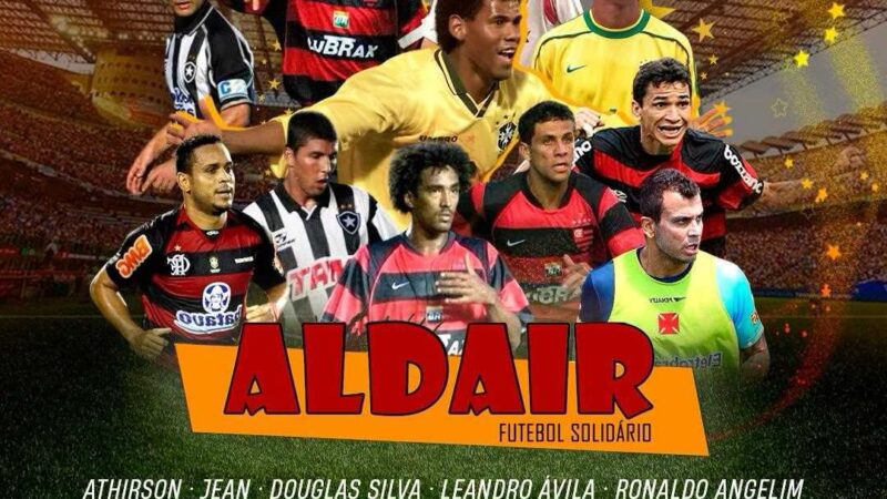 Aldair e grandes jogadores fazem partida solidária, em dezembro, no Estádio Mário Pessoa