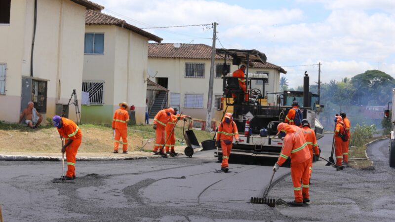 Programa Acelera Itabuna intensifica obras no acesso aos condomínios residenciais Jubiabá e Gabriela