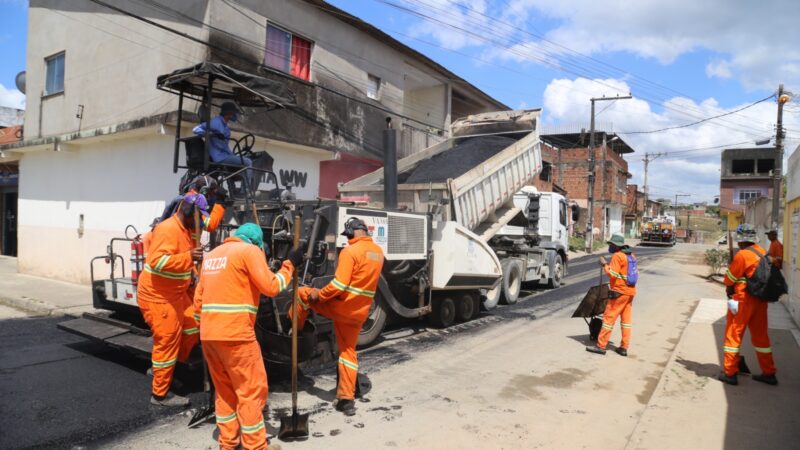 Secretária Sônia Fontes faz balanço das obras de pavimentação de bairros da zona oeste de Itabuna