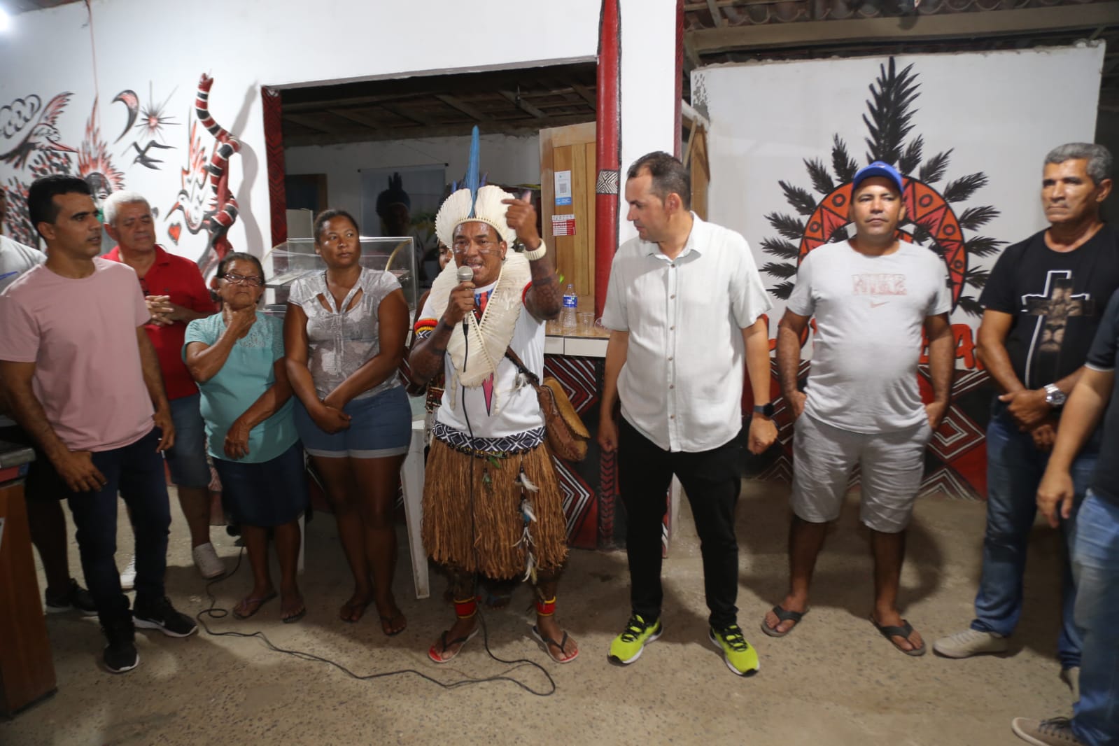 Itaju do Colônia: Cacique Nito declara apoio a pré-candidatura de Valério