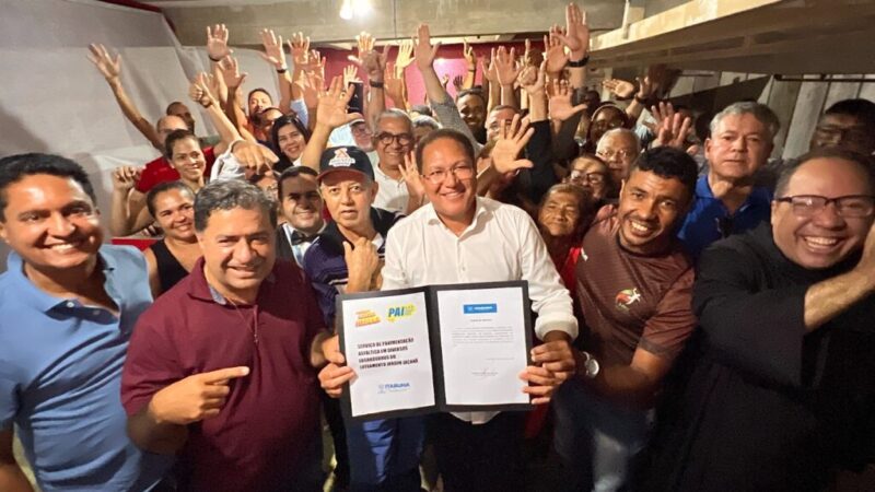 Prefeito Augusto Castro anuncia urbanização do Jardim Jaçanã em encontro com moradores