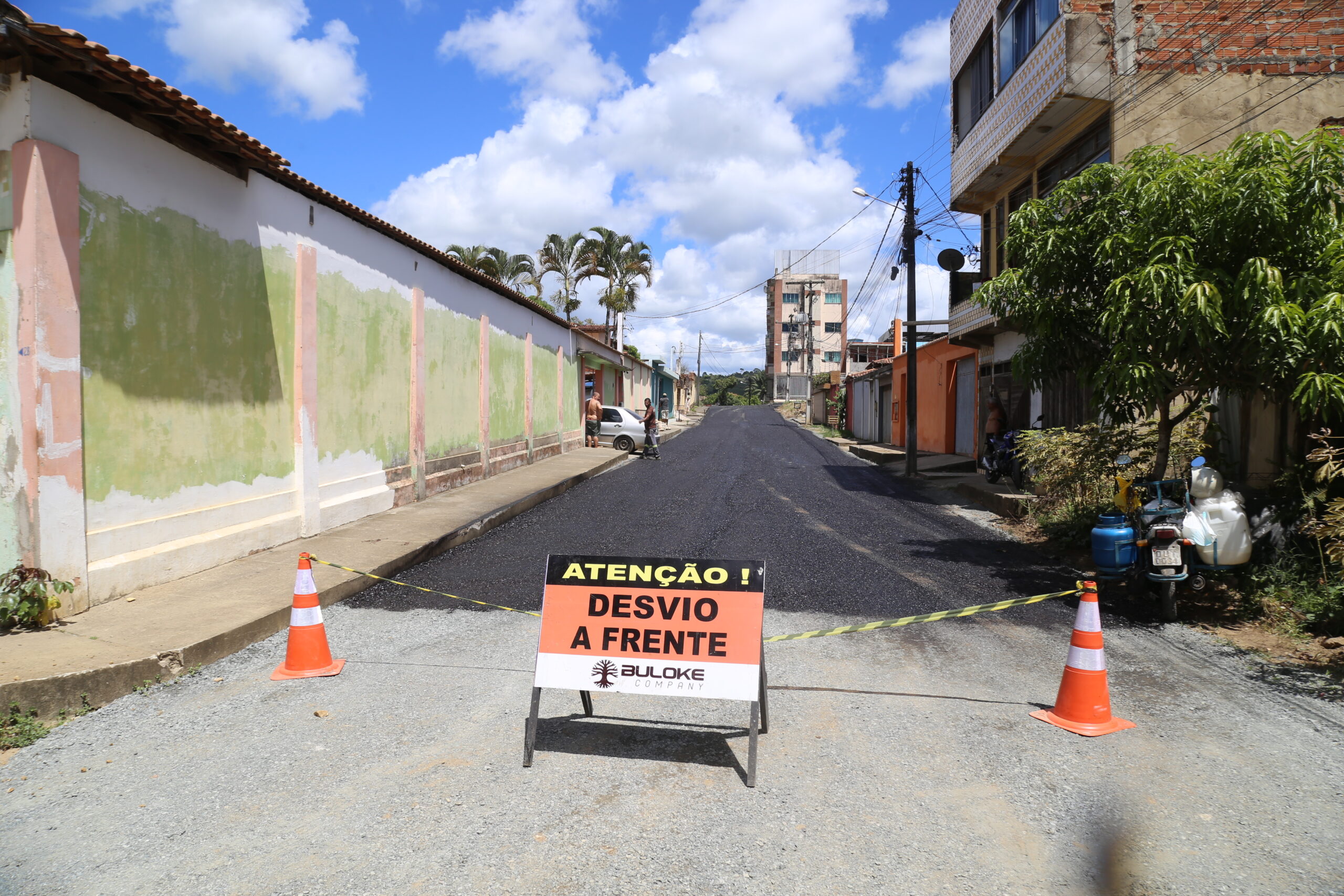 Prefeito Augusto Castro vistoria obras e serviços de urbanização do Jardim Jaçanã