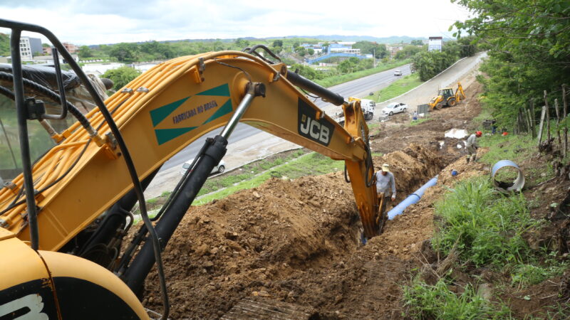 Rede adutora do Projeto Mais Água para a Cidade avança e chega à ETA principal da EMASA