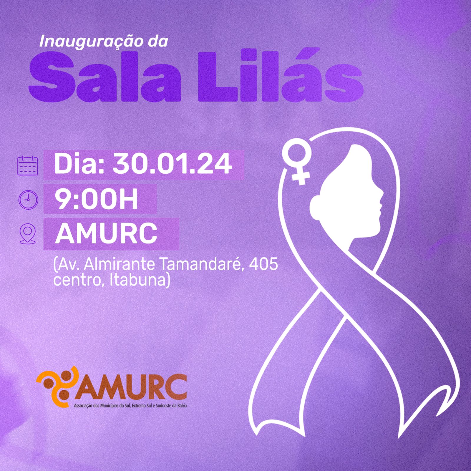 Amurc inaugura primeiro suporte de ouvidoria para mulheres vítimas de violência, nesta terça, 30