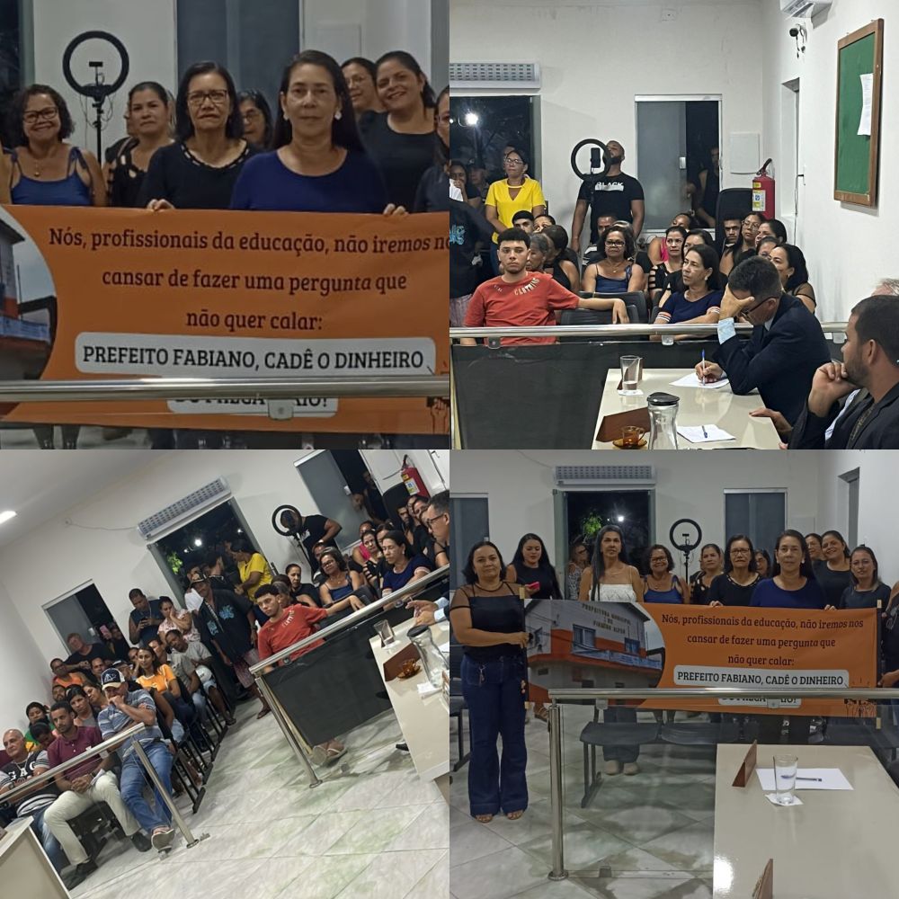 Firmino Alves: Professores lotam a Câmara para cobrar do prefeito o pagamento dos Precatórios