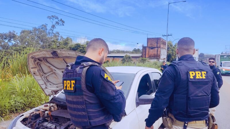 PRF realiza operação de segurança viária em pontos críticos das rodovias federais da Bahia